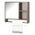 Wall storage Cabinet Bathroom Furniture White